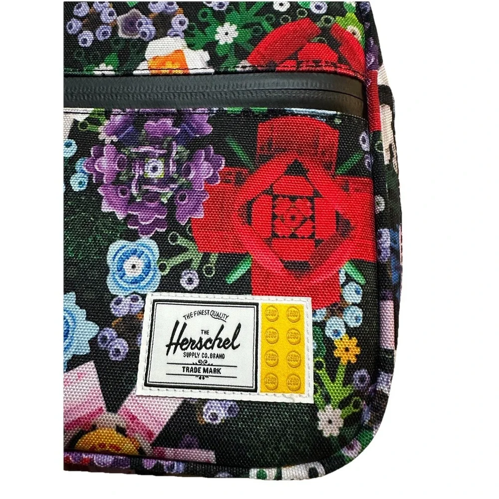 NWT LEGO +  Herschel Botanical Collection POP QUIZ LUNCH BOX Floral Garden